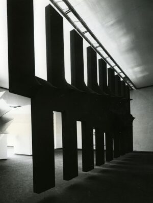 Struttura nera (opera ambiente) 1970